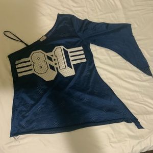 Dark blue net Jersey type medium shirt